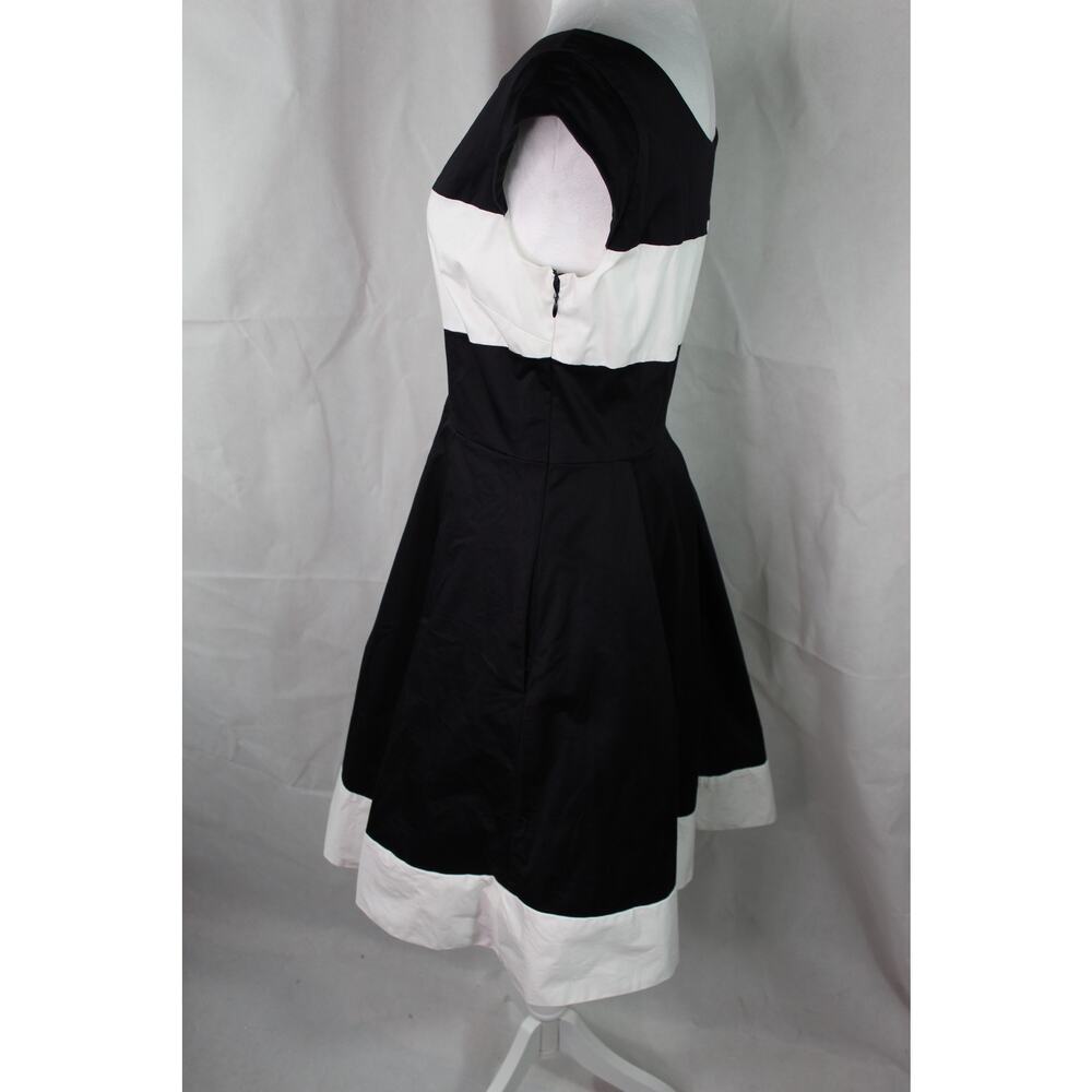 Kate Spade New York Adette black white cocktail dress fit and flare 8 - Picture 13 of 13
